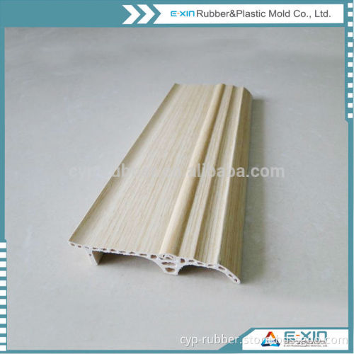Flooring Accessories Surface Lacquered PVC +Wood Skirting